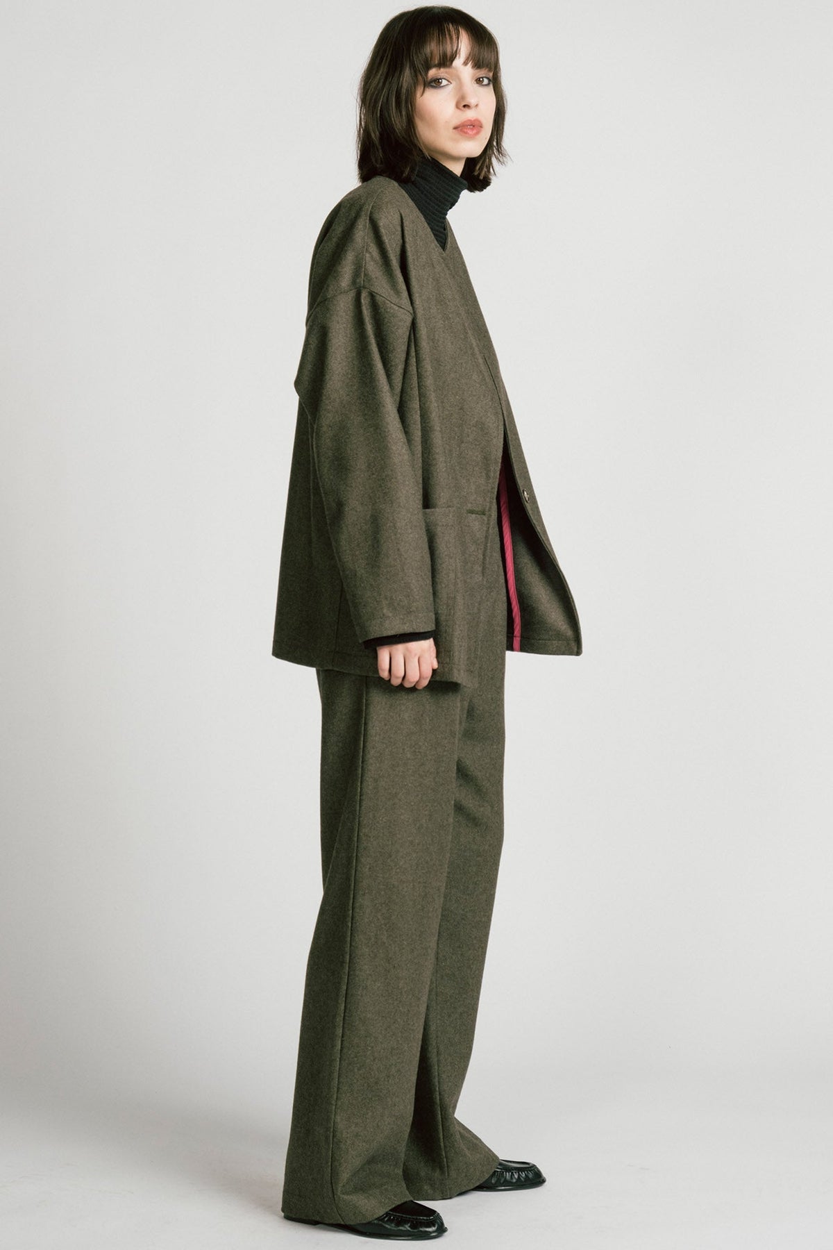 Allison Wonderland Bootes Blazer - Olive