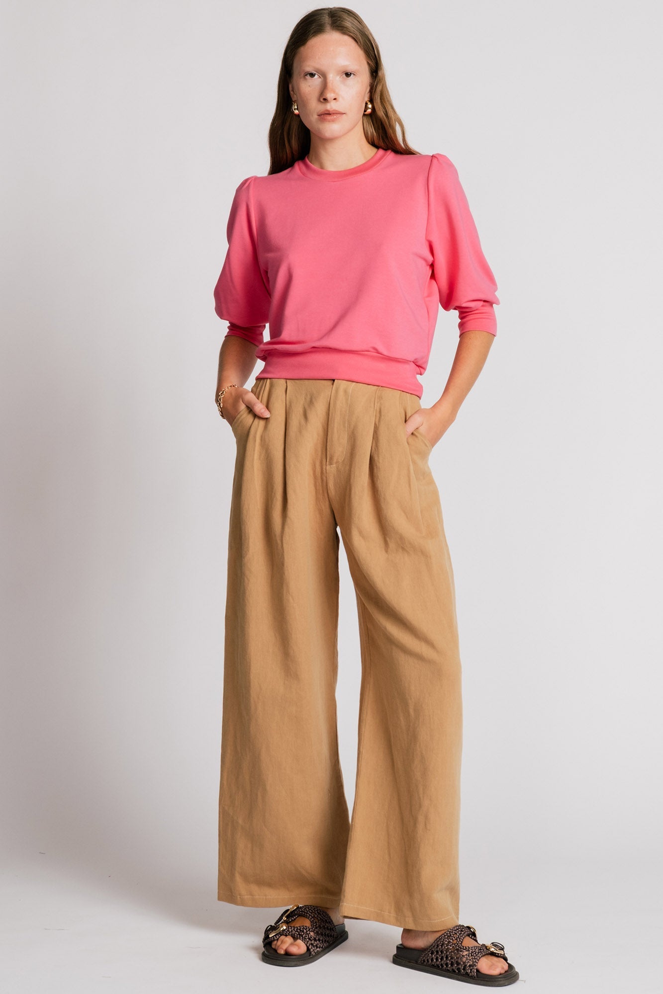 Allison Wonderland Finch Sweater - Pink