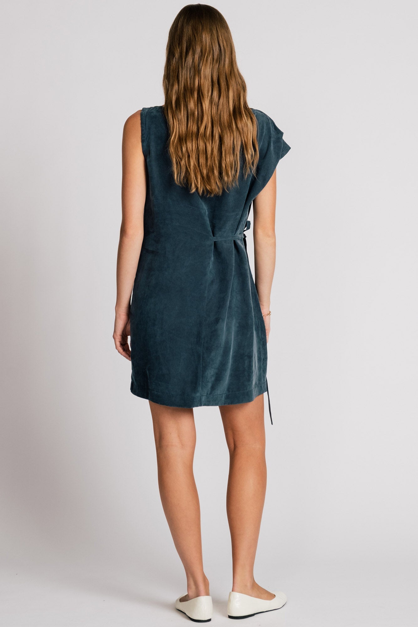 Allison Wonderland Heron Dress - Petrol
