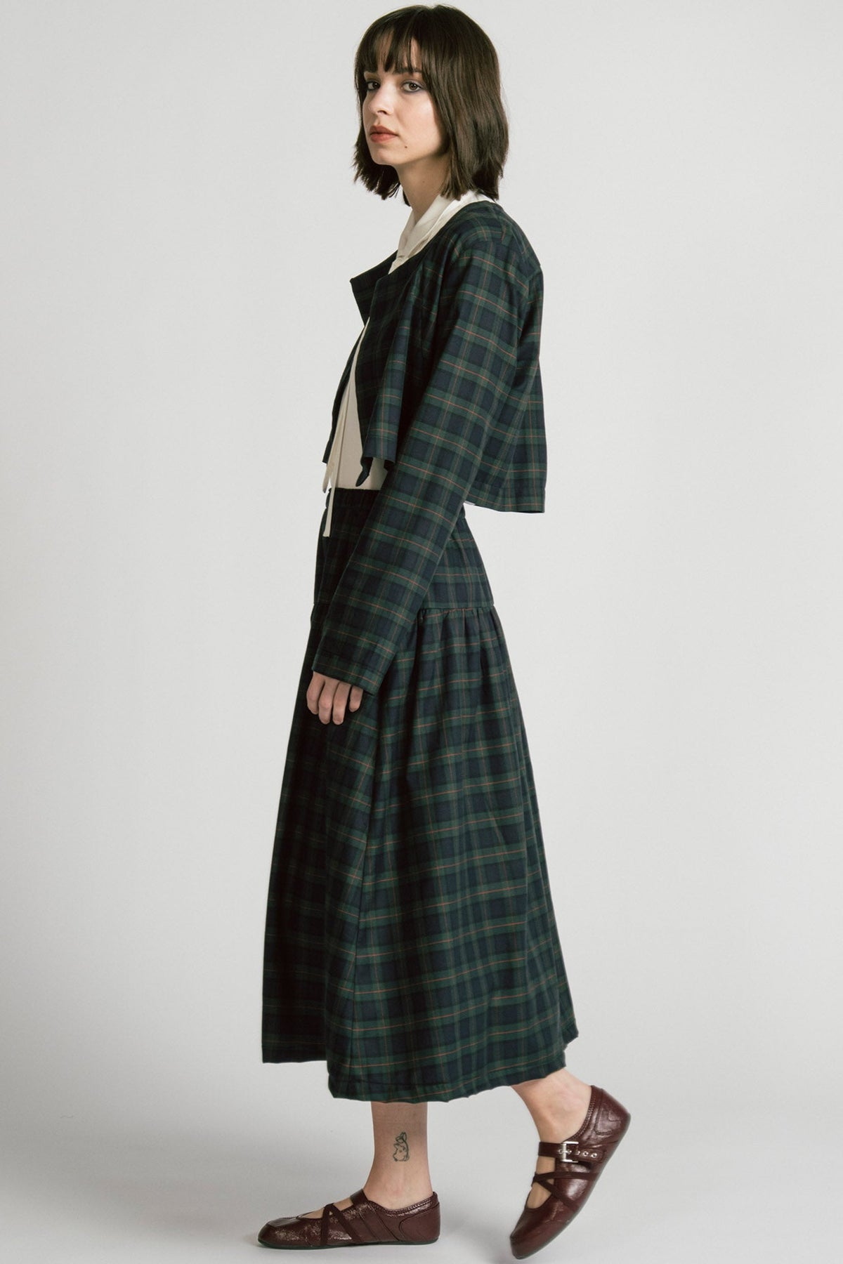 Allison Wonderland Libra Bolero - Plaid