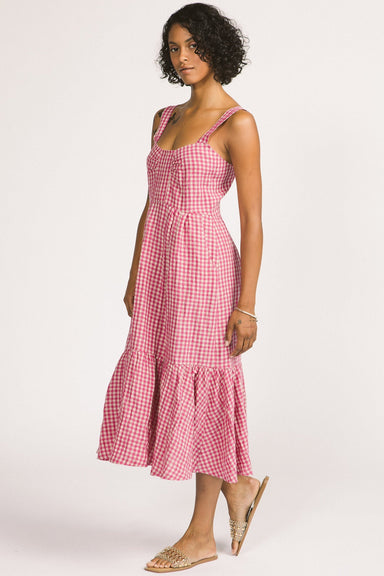 Allison Wonderland Calista Dress - Pink Gingham