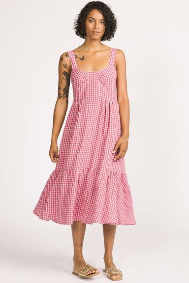 Allison Wonderland Calista Dress - Pink Gingham