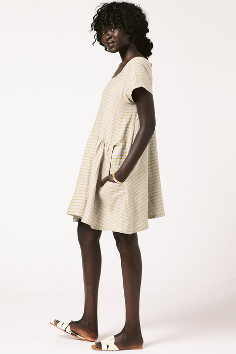 Cartright Dress - Fog Check