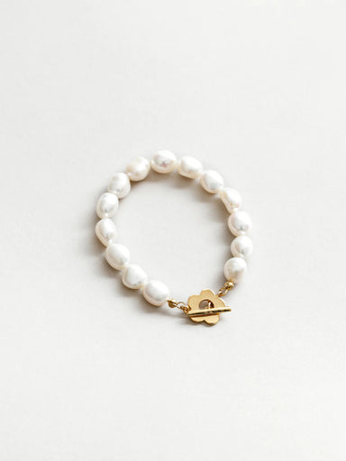 Wolf Circus Lola Pearl Bracelet in Gold