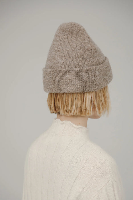 Alpaca Andes Beanie - Fawn