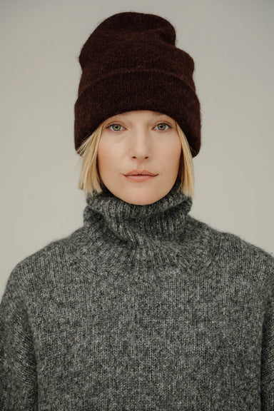 Alpaca Andes Beanie - Syrup