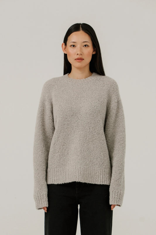 Bare Knitwear Colette Boucle - Mushroom