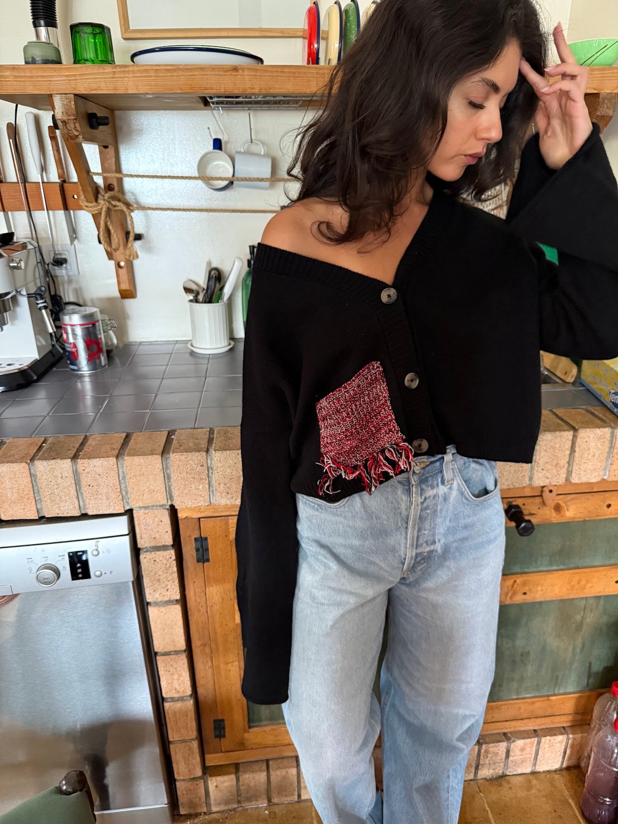 Givéh Black Melo Cardi
