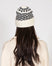 Fair Isle Knit Toque - Cream/ Black