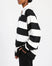 Brunette the Label Not Your Boyfriend's Rugby - White with Black