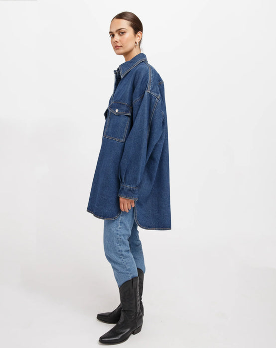 Shania Denim Jacket - Indigo Denim