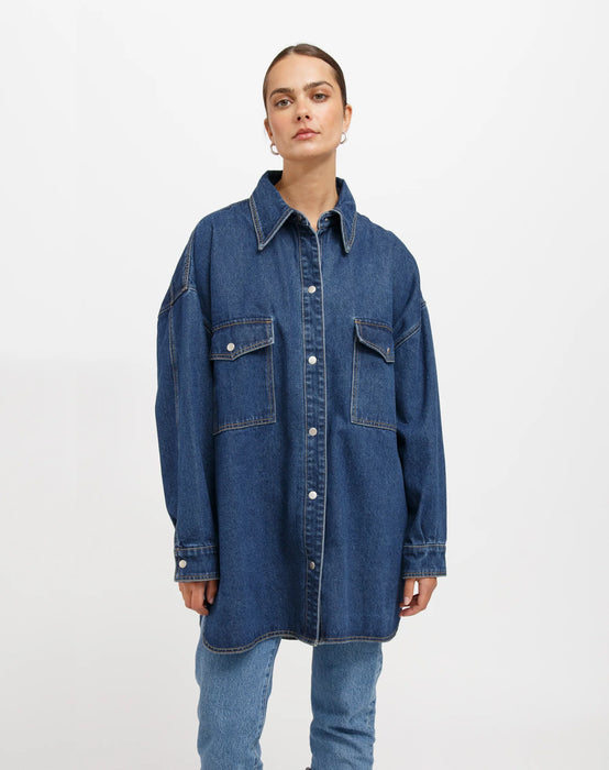 Shania Denim Jacket - Indigo Denim