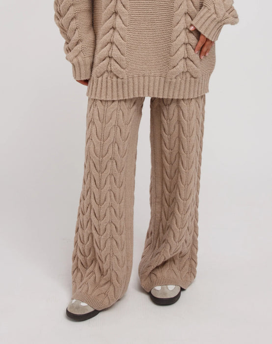 Sophie Knit Pant - Fawn