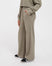 Waffle Knit Wide leg Pant - Olive