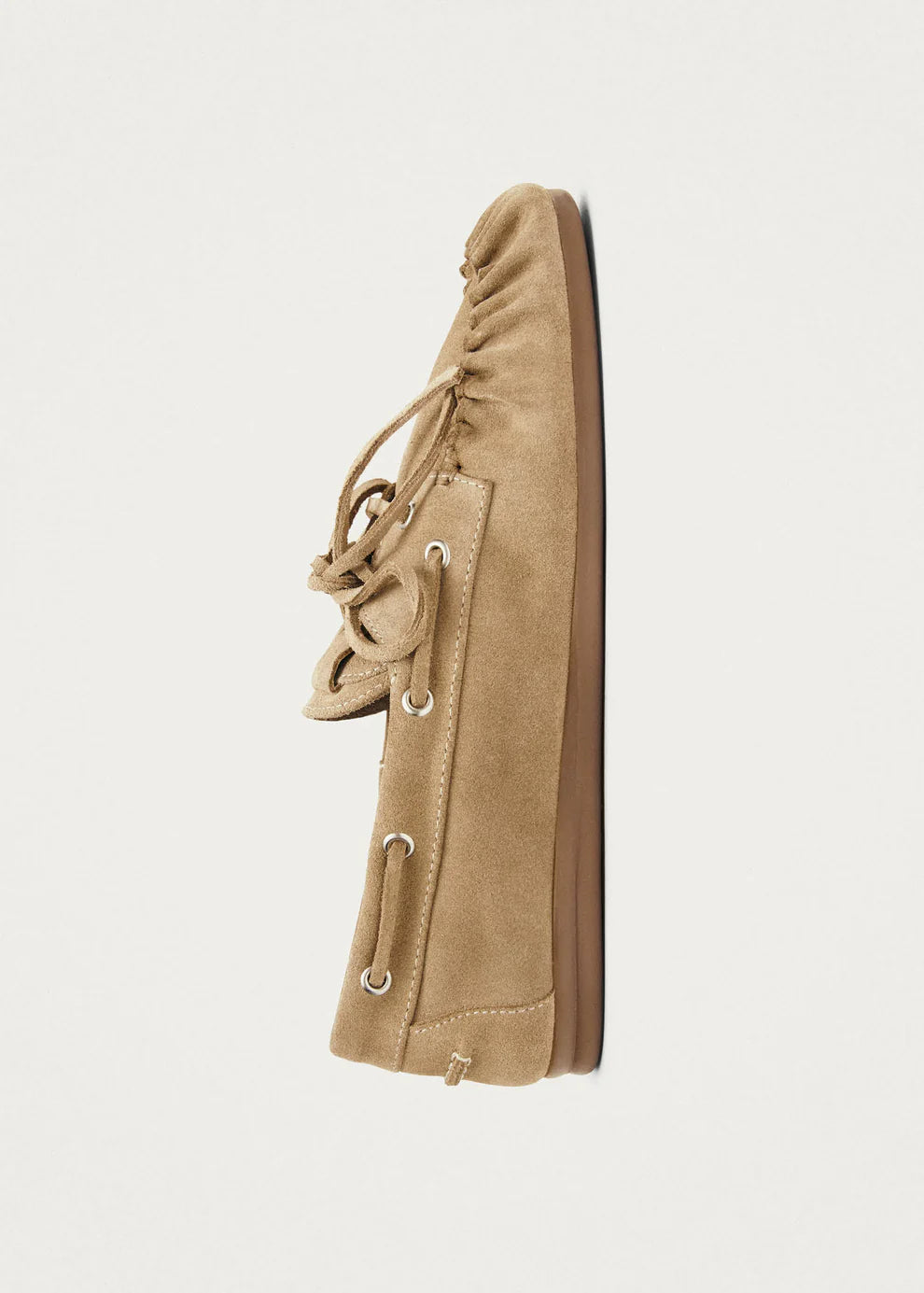 Alohas Rowan Suede Beige Leather Loafers