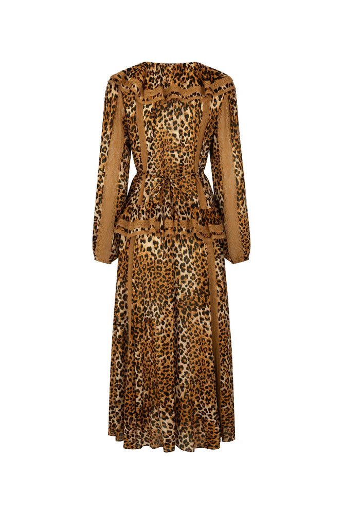 Spell Samantha Lace Gown - Vintage Leopard