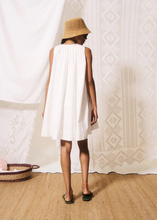 FRNCH Natale Dress - White