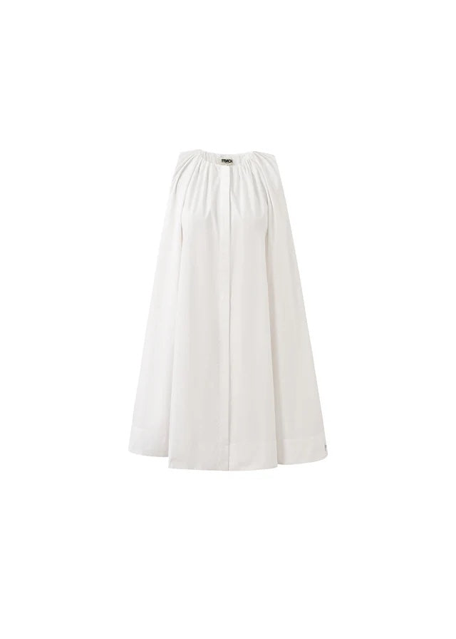 FRNCH Natale Dress - White