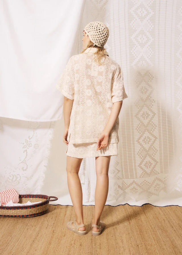 FRNCH Rocco Skirt - Cream