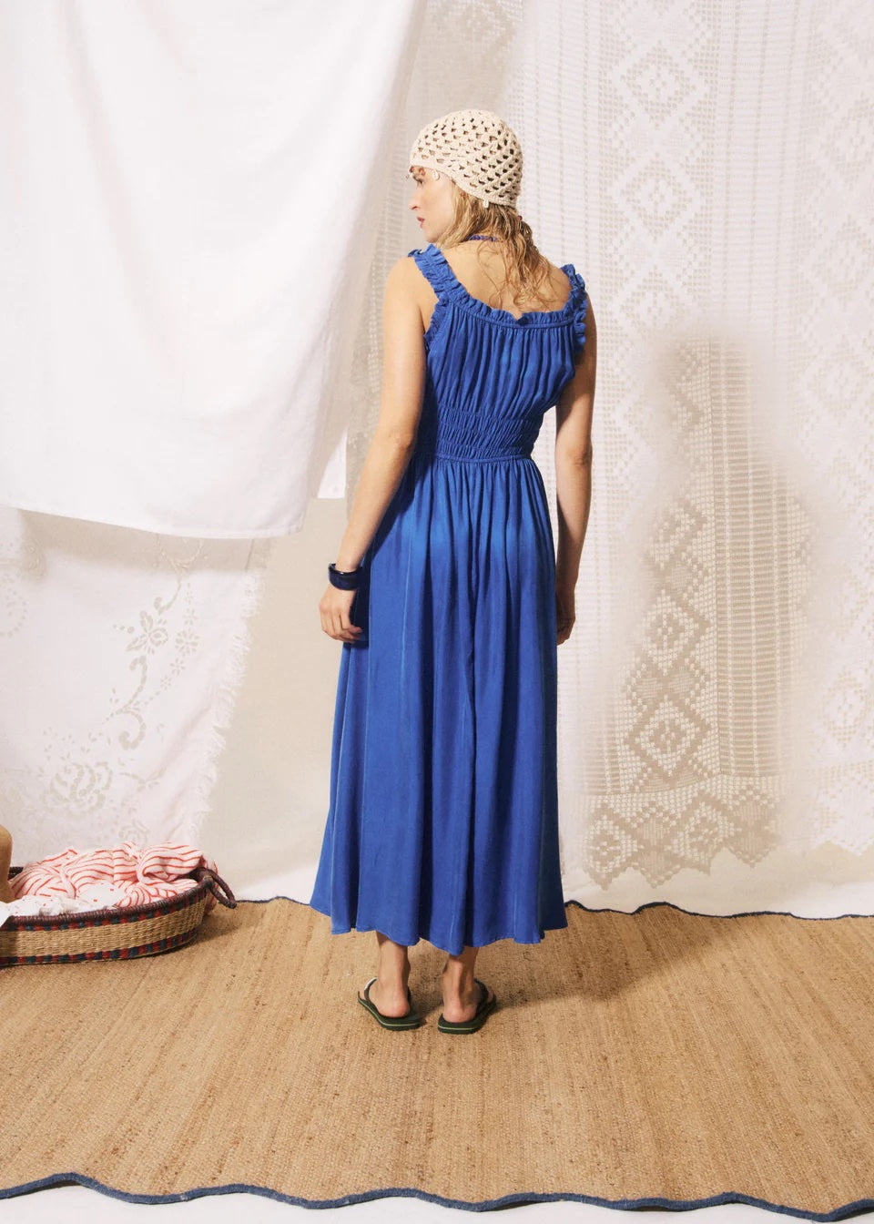 FRNCH Toto Dress - Electric Blue