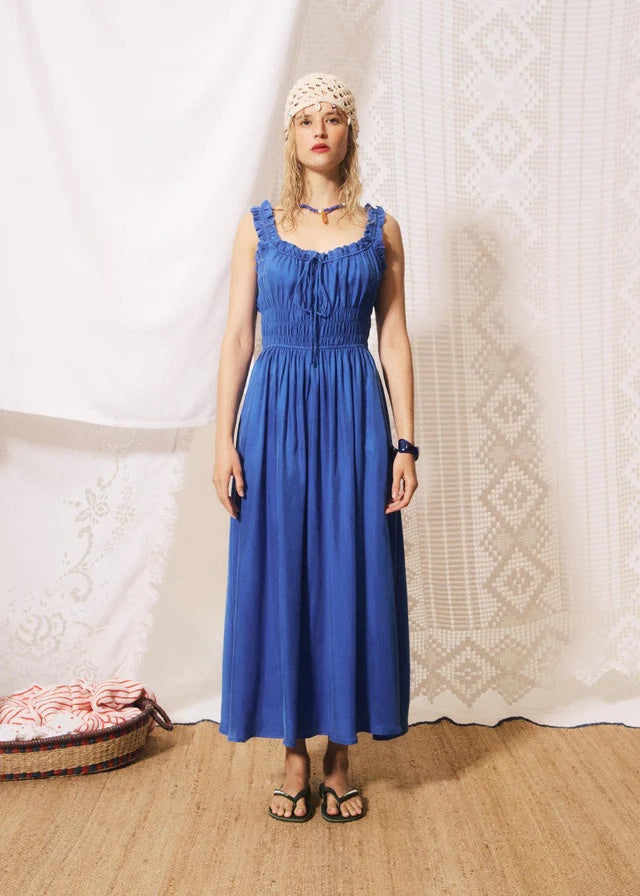 FRNCH Toto Dress - Electric Blue