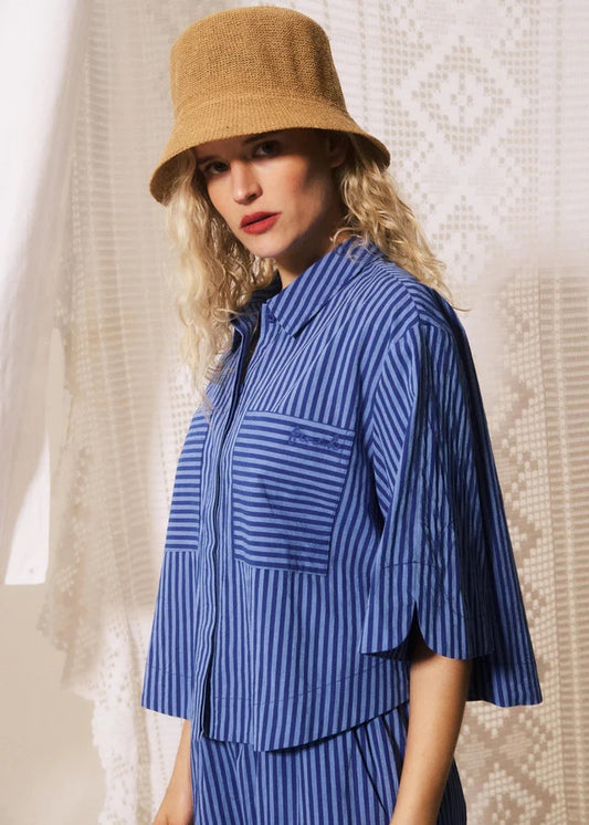 FRNCH Anna Shirt - Electric Blue