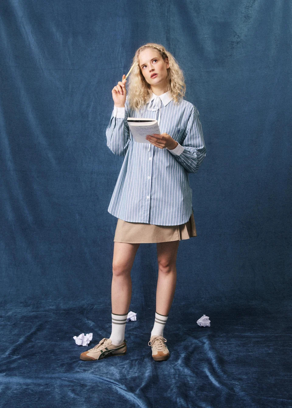 FRNCH  Angelo Stripe Shirt - Vert