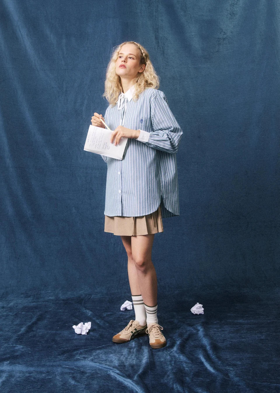 FRNCH  Angelo Stripe Shirt - Vert