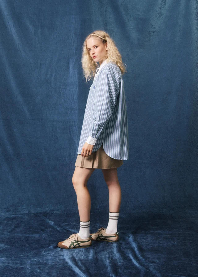 FRNCH  Angelo Stripe Shirt - Vert