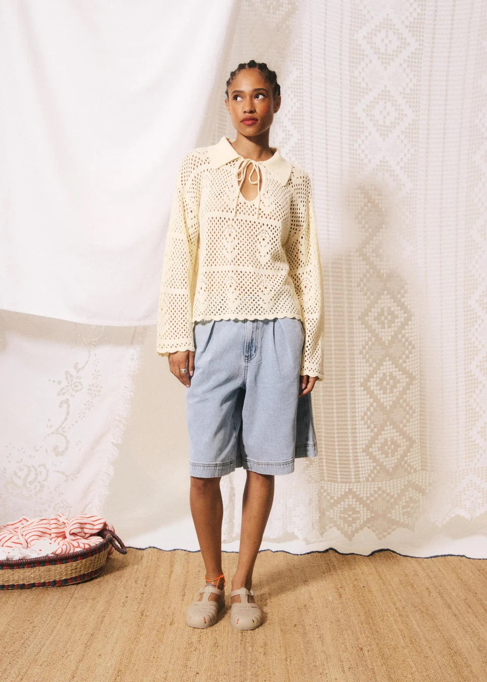FRNCH Illuminata Sweater - Cream