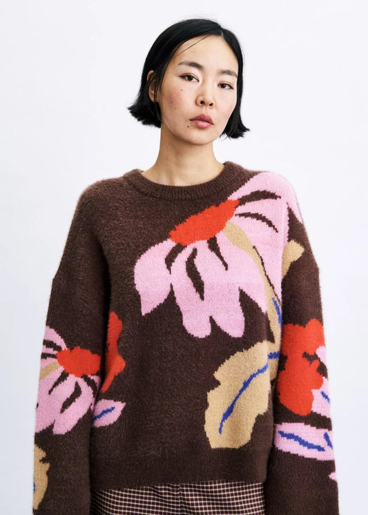 FRNCH Kumano Sweater - Chocolat