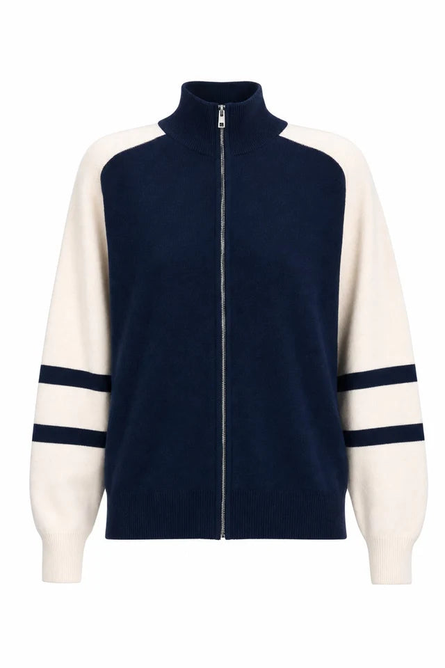 FRNCH Timbre Cardigan - Navy