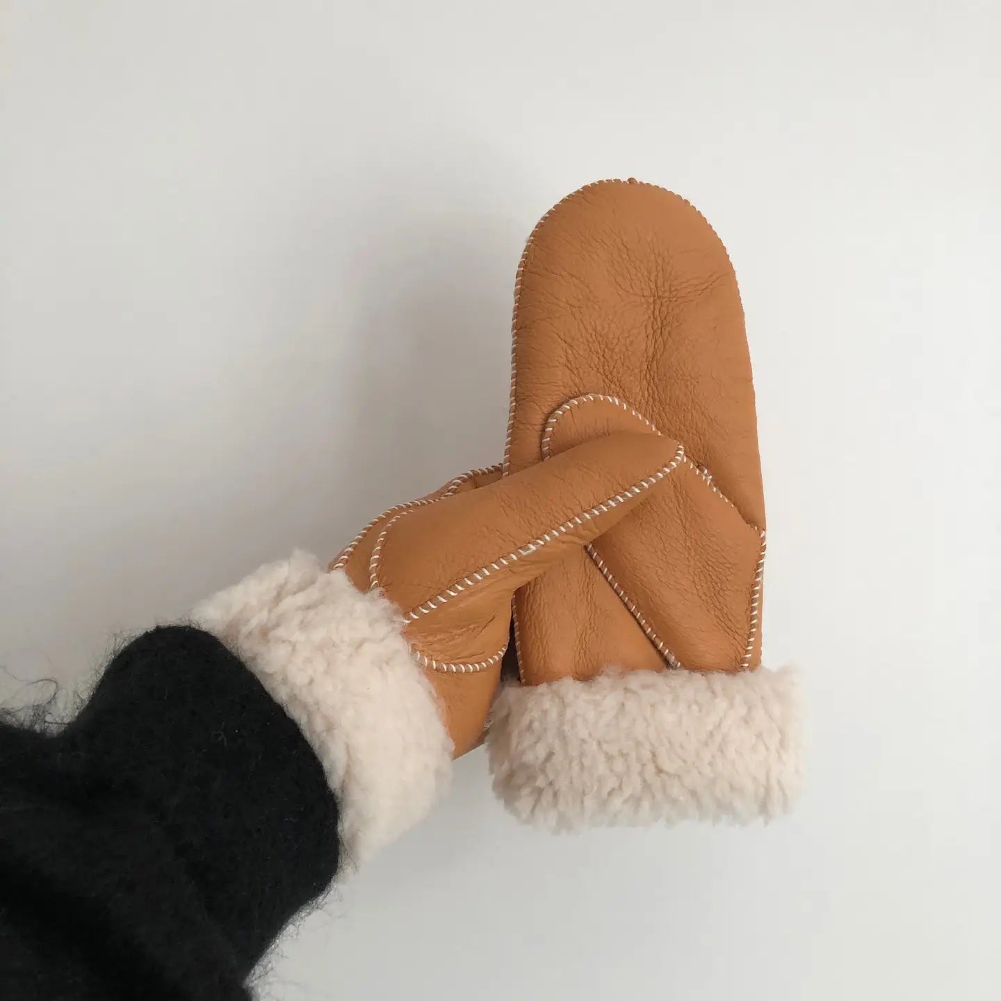 Shearling Mittens - Various Colours