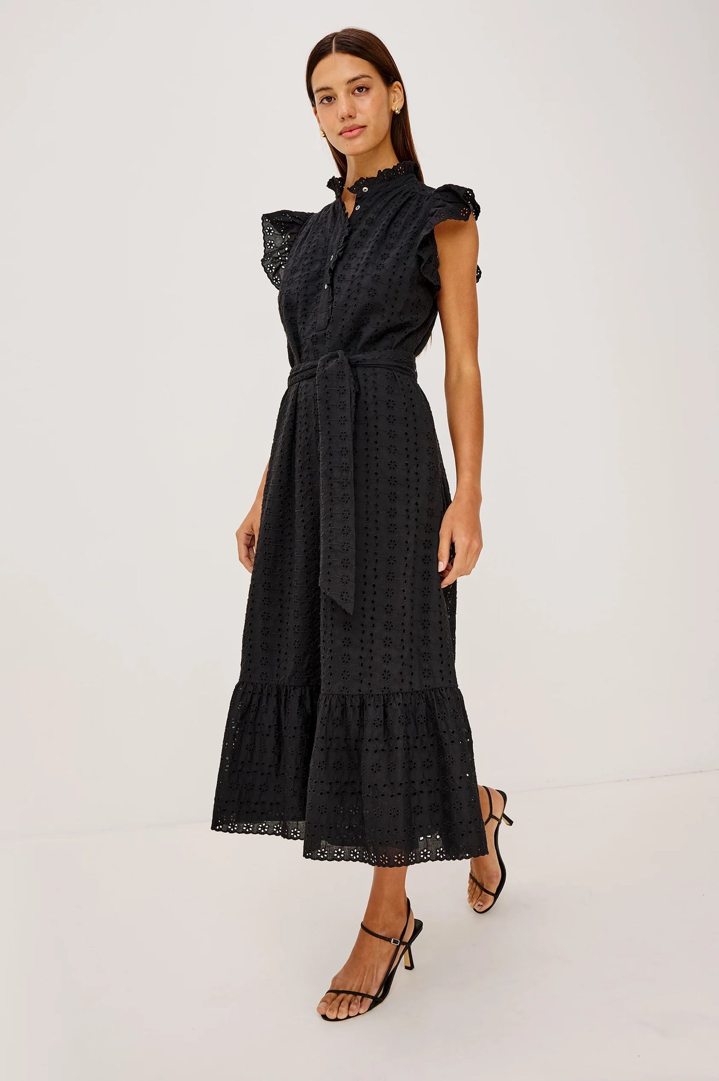 Rails Darcy Dress - Black Eyelet