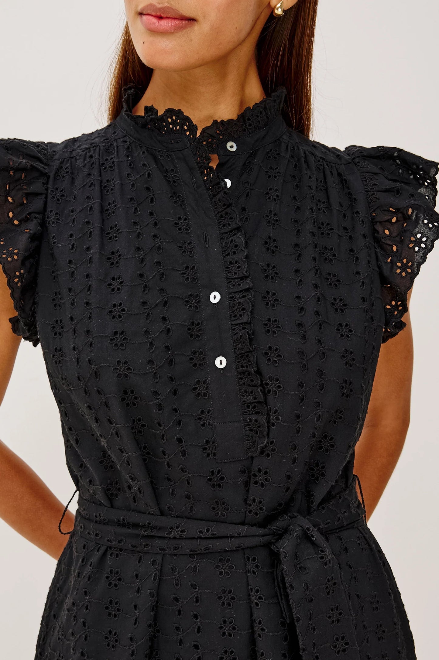 Rails Darcy Dress - Black Eyelet