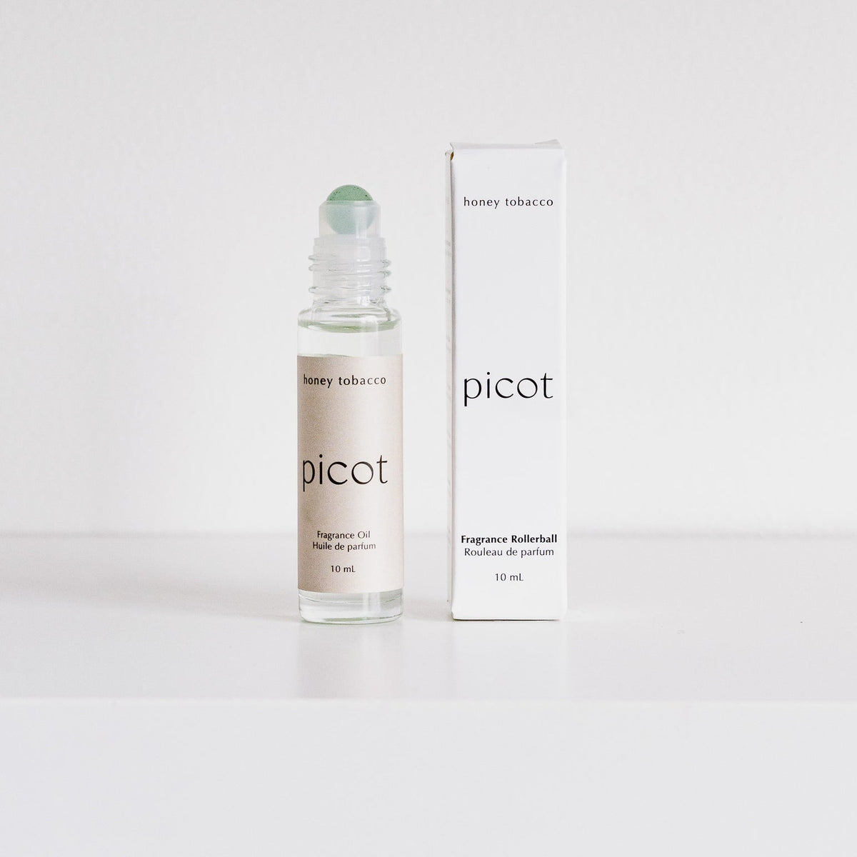 Picot Honey Tobacco Fragrance Roller -Green Aventurine