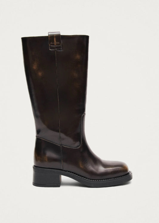 Alohas Sajan Brown Leather Boots