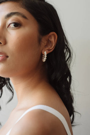 Kara Yoo Michelle Pearl Hoops