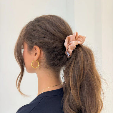 HoneyLux Premium Organic Silk Scrunchie