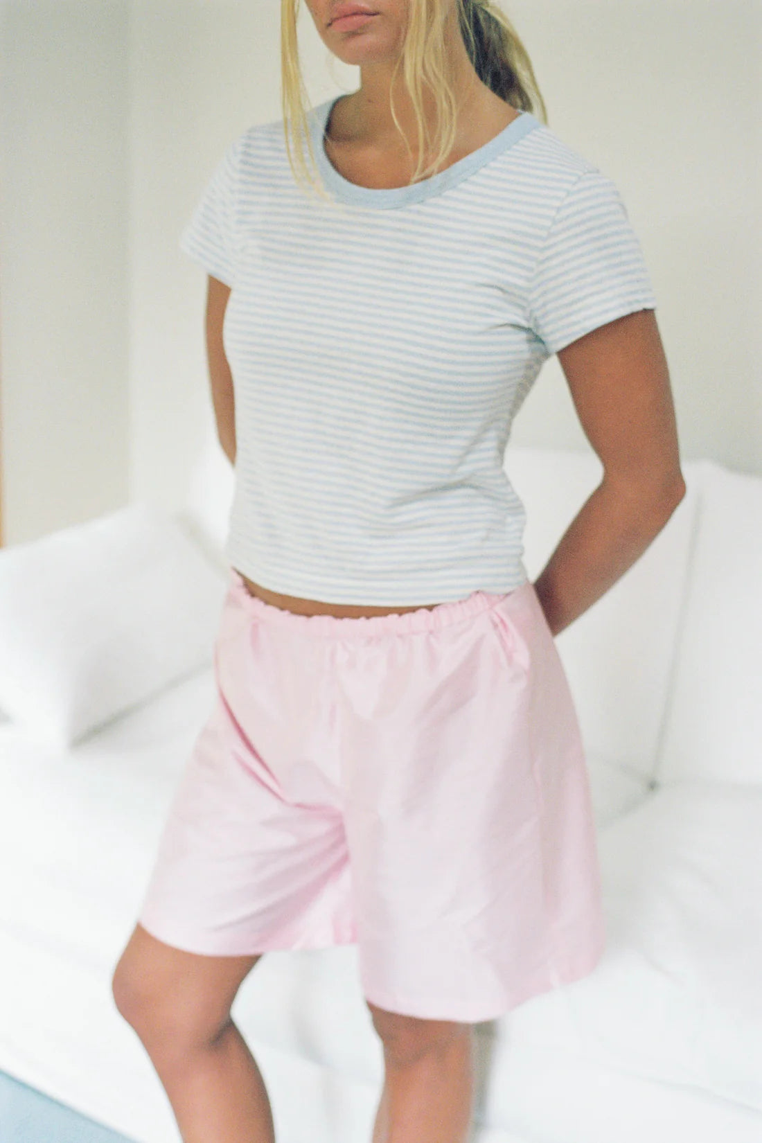 Merge Hemp Mini Tee - Day Daydream Stripes