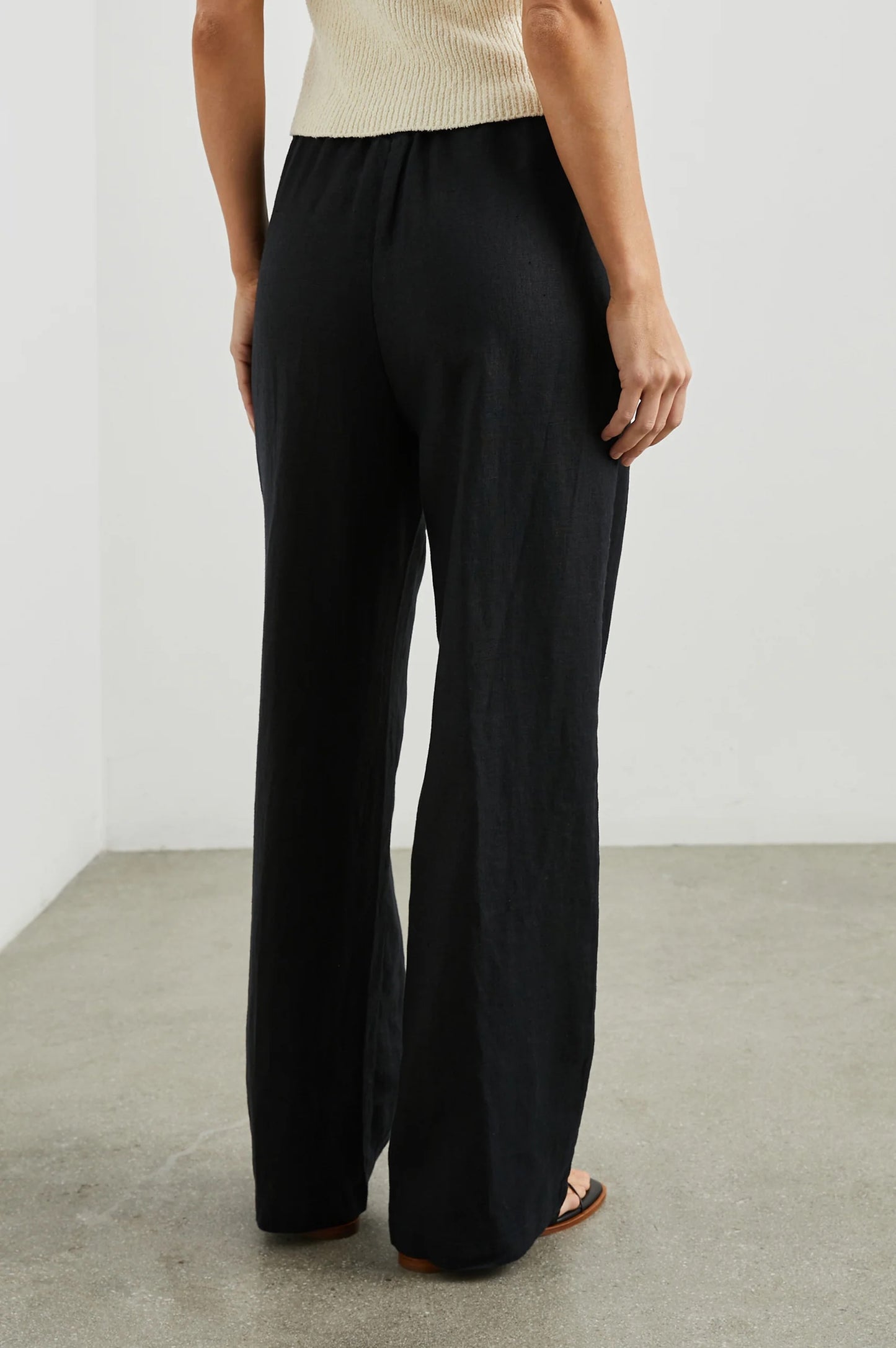 Emmie Linen Pant - Black