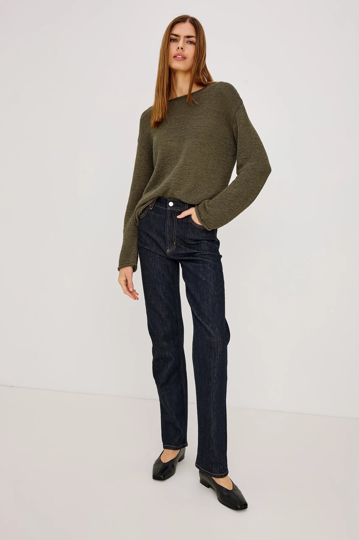 Rails Evangeline Sweater - Olive