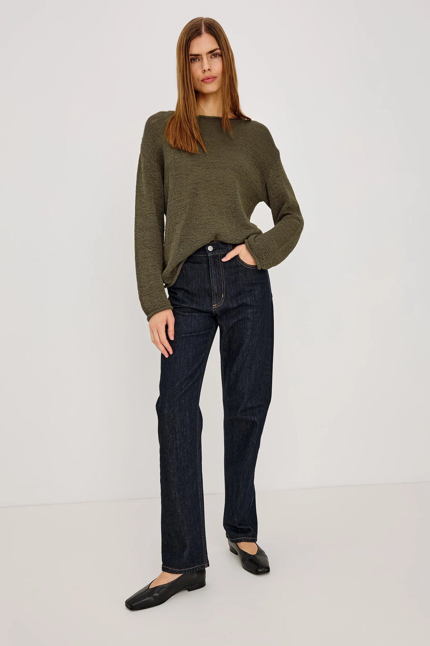 Rails Evangeline Sweater - Olive