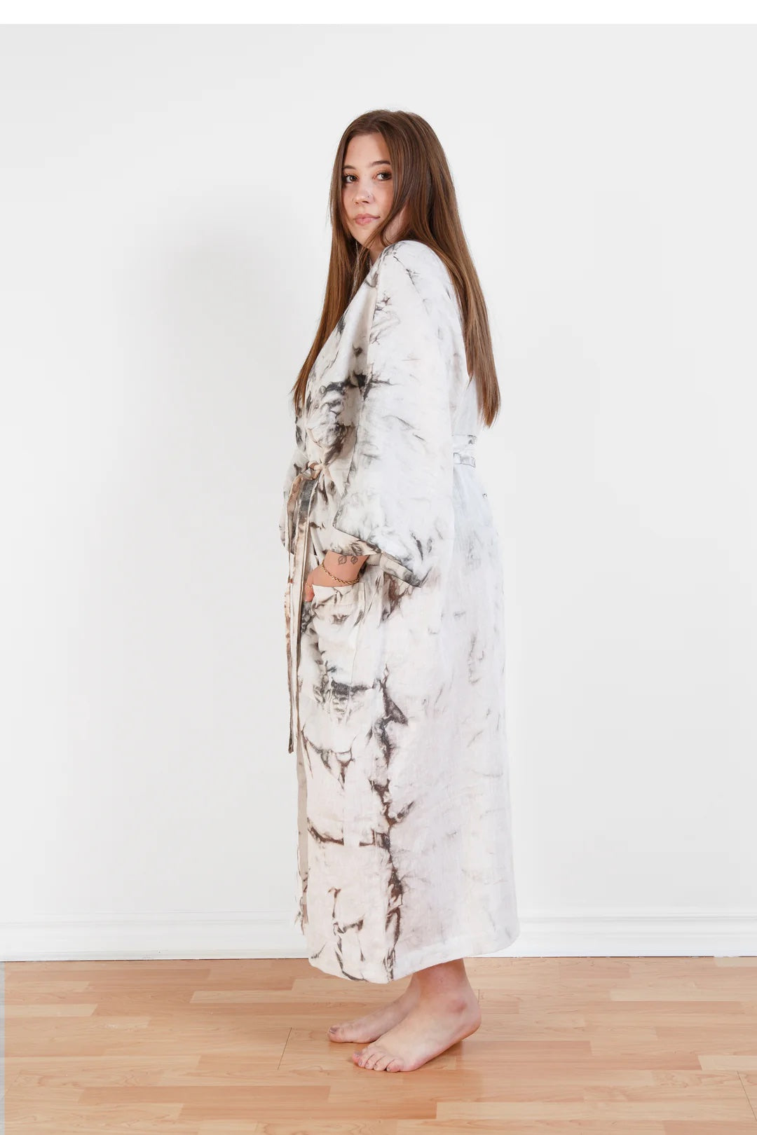 Tofino Towel Co. The Eclipse Linen Belted Cover Up