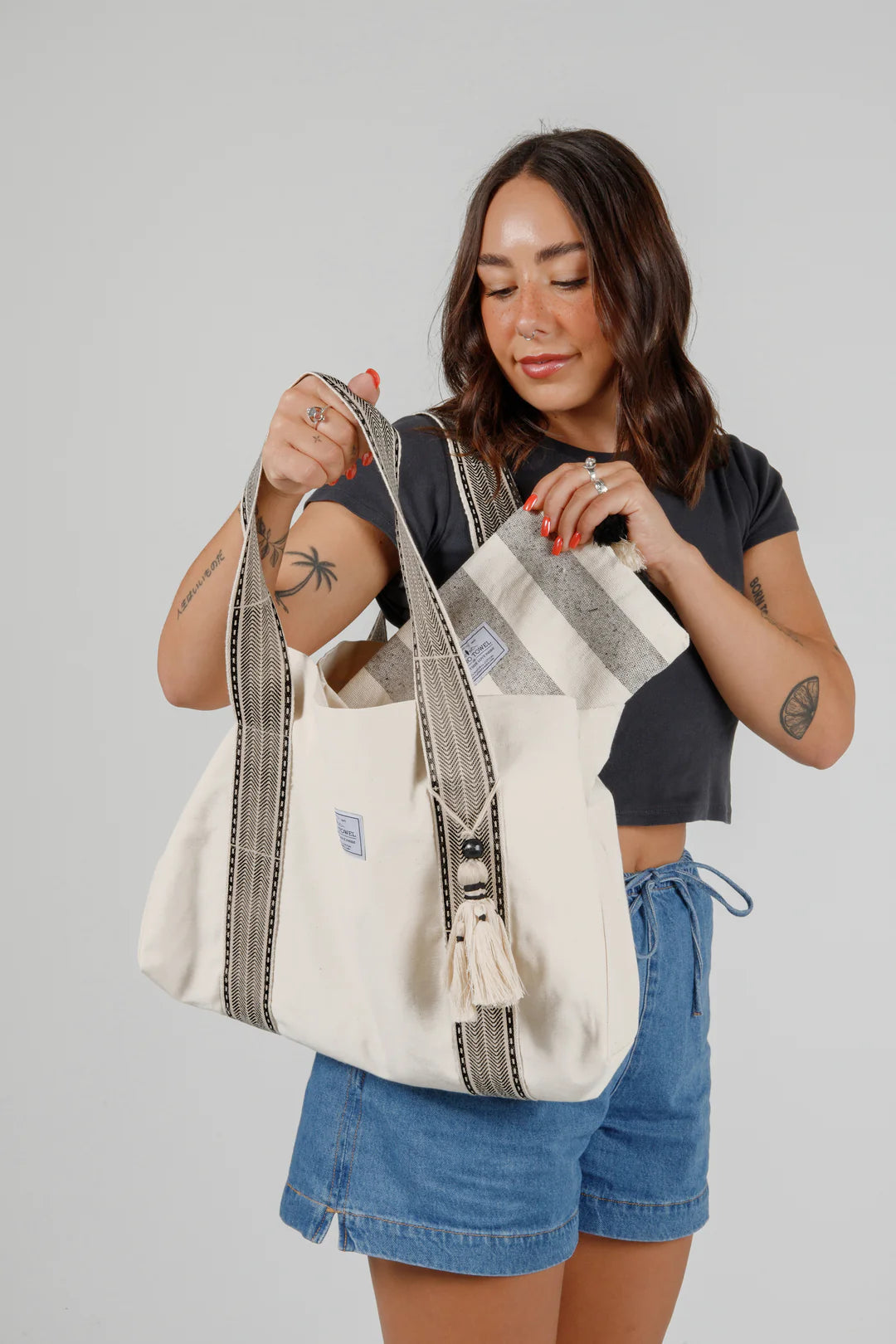 Tofino Towel Co. The Orla Tassel Tote Bag