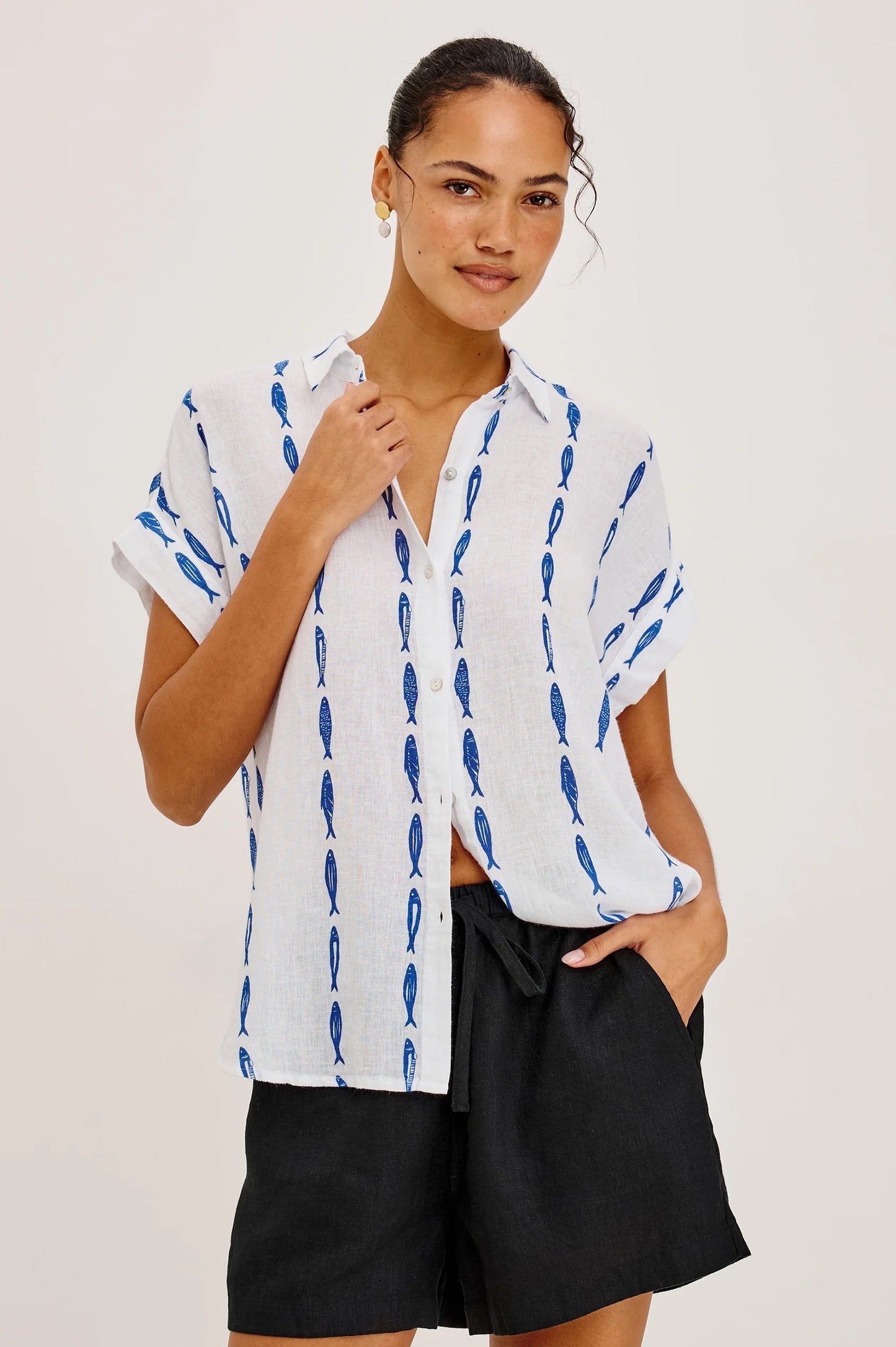 Rails Farrah Shirt - Sardines