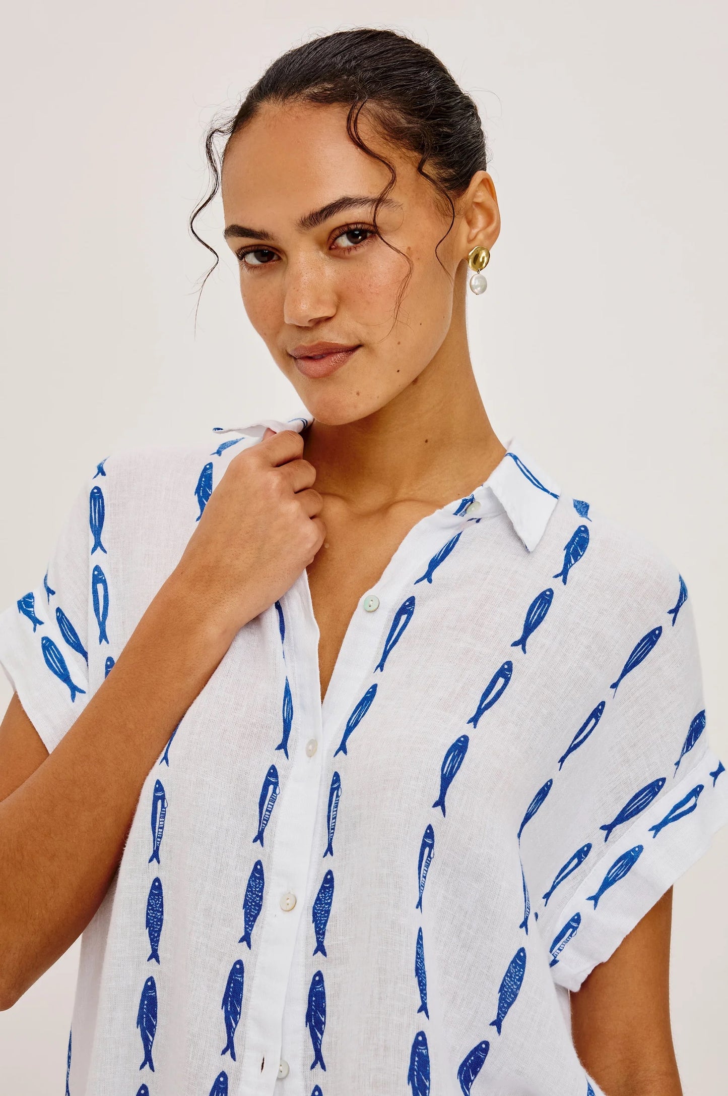 Rails Farrah Shirt - Sardines