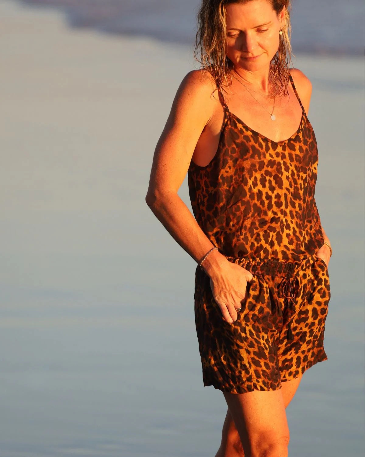 Fentessa Serenity Camisole - Cheetah