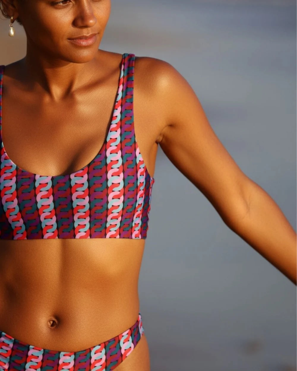 Fenntessa Calypso Swim Top - Chains