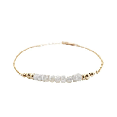 LOLO Gemma Chain Bracelet - White Sapphire